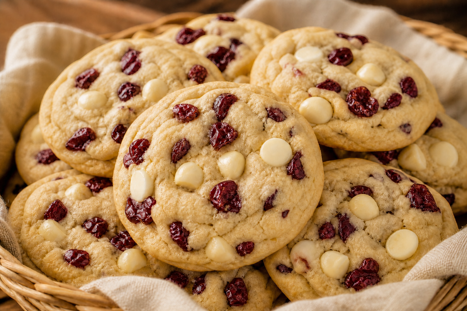 Cherries & Cream Cookies