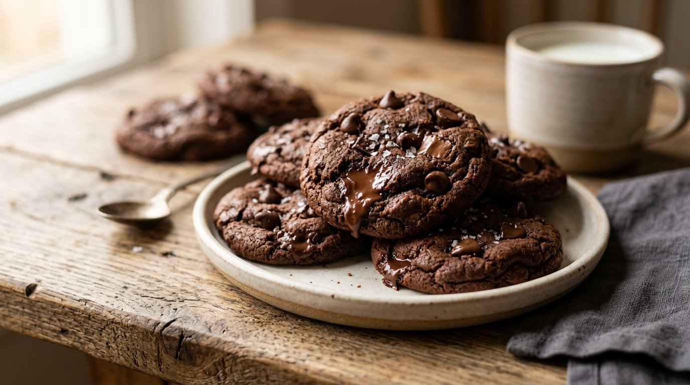 Double Chocolate Chip Cookies