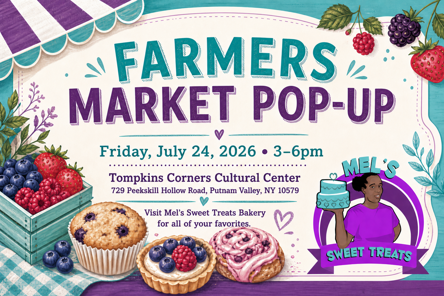 Farmers Market Pop-Up flyer