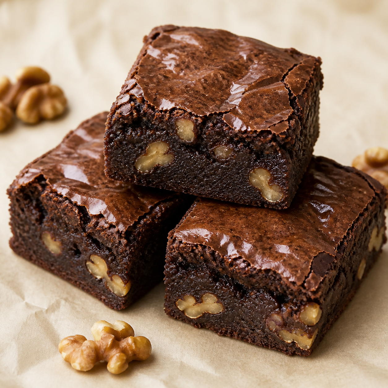 Walnut Fudge Brownies